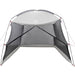 Muskietentent Grijs 320 x 320 x 218 cm Polyester en Glasvezel