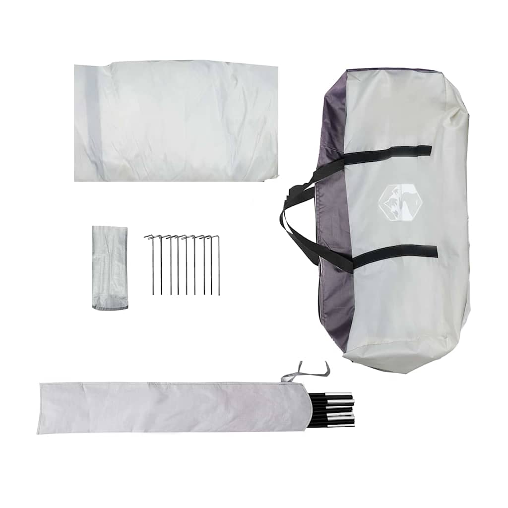 Muskietentent Grijs 320 x 320 x 218 cm Polyester en Glasvezel