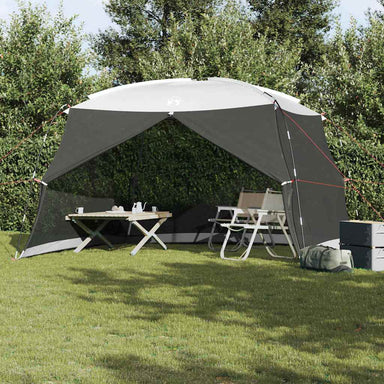Muskietentent Grijs 380 x 380 x 225 cm Polyester en Glasvezel