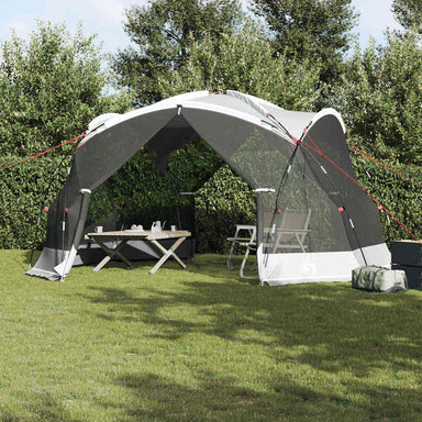 Muskietentent Grijs 434 x 434 x 230 cm Polyester en Glasvezel