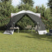 Muskietentent Grijs 434 x 434 x 230 cm Polyester en Glasvezel