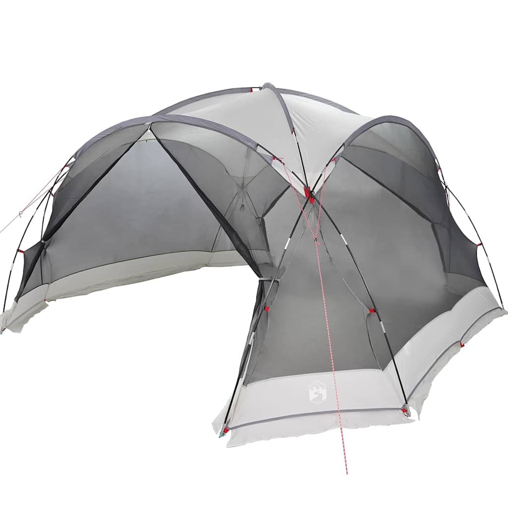 Muskietentent Grijs 434 x 434 x 230 cm Polyester en Glasvezel
