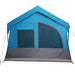 Gezinstent met dak Blauw en Grijs 620 x 322 x 240 cm Polyester