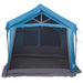 Gezinstent met dak Blauw en Grijs 620 x 322 x 240 cm Polyester