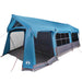 Gezinstent met dak Blauw en Grijs 620 x 322 x 240 cm Polyester