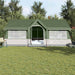 Gezinstent Groen en beige 622 x 295 x 238 cm Polyester en staal