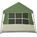 Gezinstent Groen en beige 622 x 295 x 238 cm Polyester en staal
