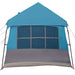Gezinstent Blauw en Grijs 622 x 295 x 238 cm Polyester en staal