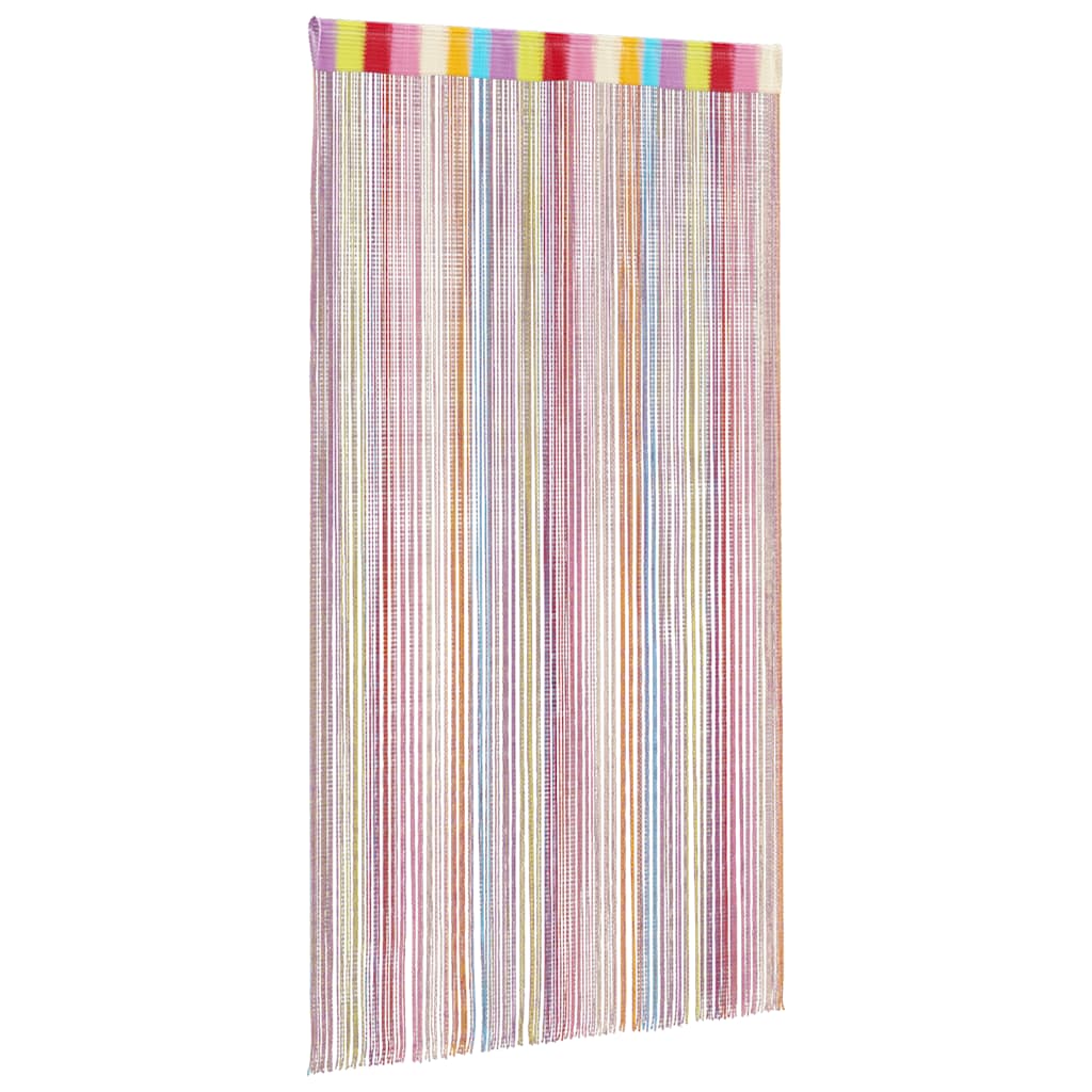 Koordgordijnen 2 st Veelkleurig 140x250 cm