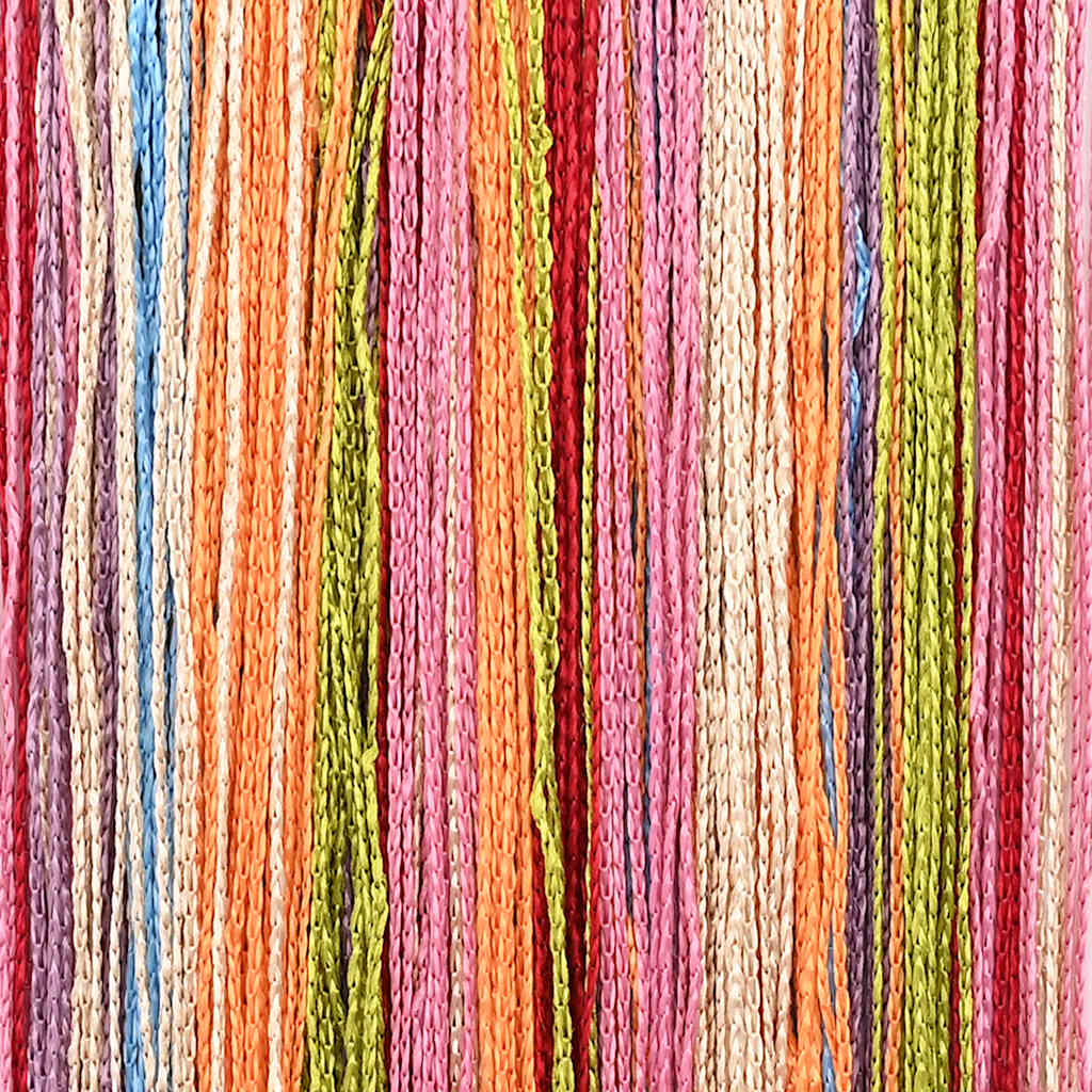 Koordgordijnen 2 st Veelkleurig 140x250 cm