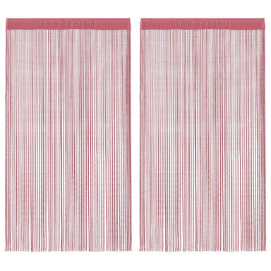 Koordgordijnen 2 st 140x250 cm roze