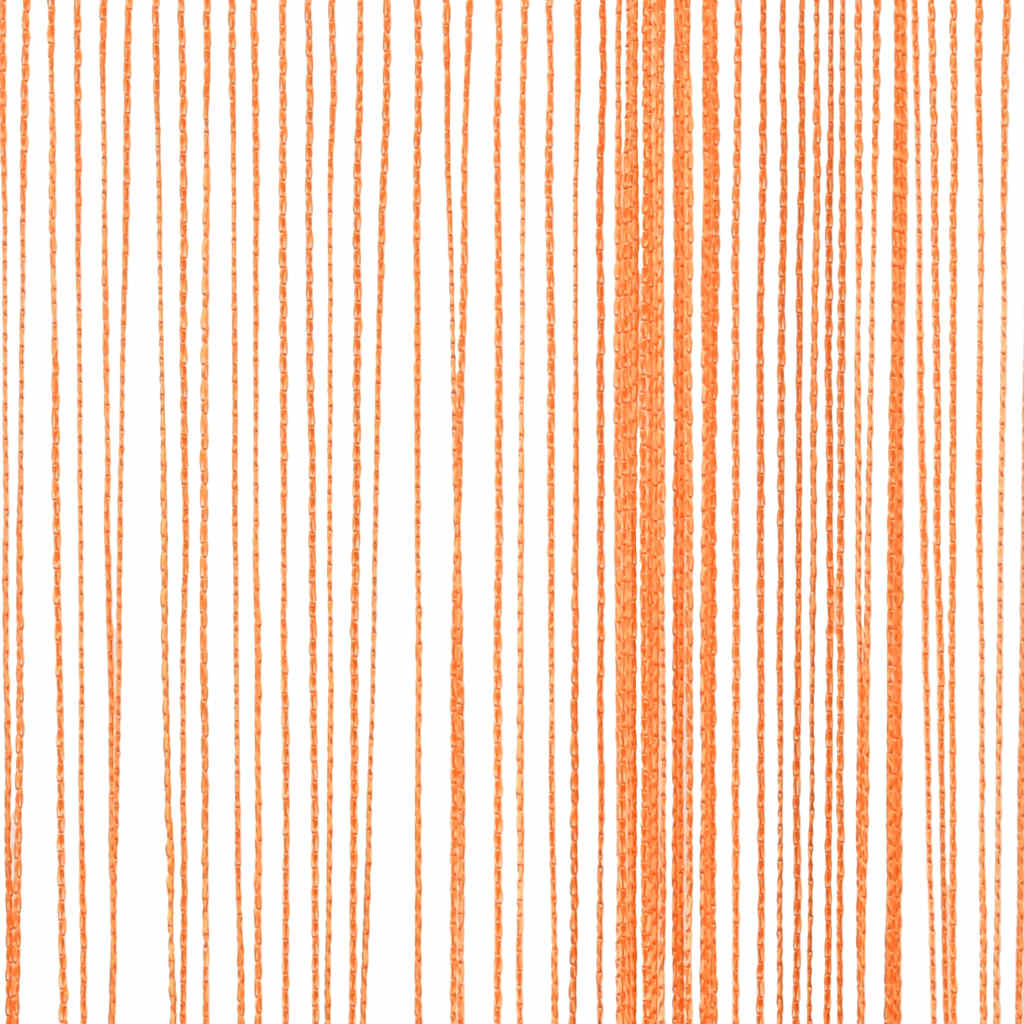 Koordgordijnen 2 st 100x250 cm oranje