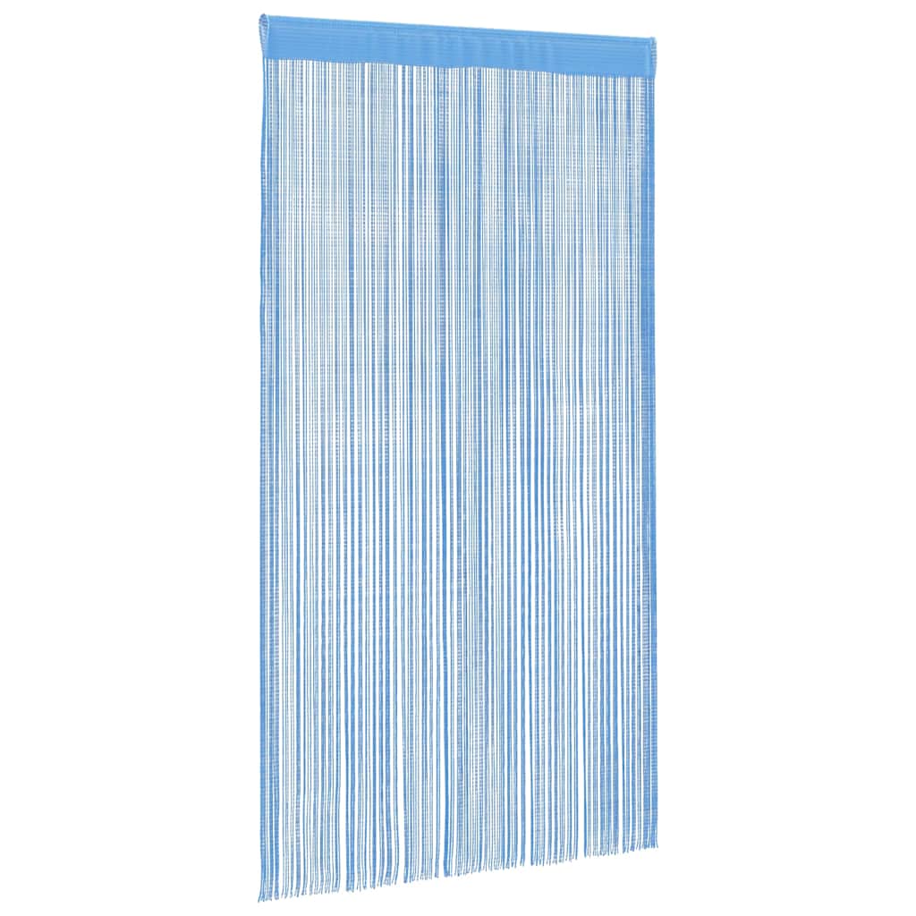 Koordgordijnen 2 st 100x250 cm lichtblauw