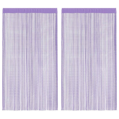 Koordgordijnen 2 st paars 140x250 cm