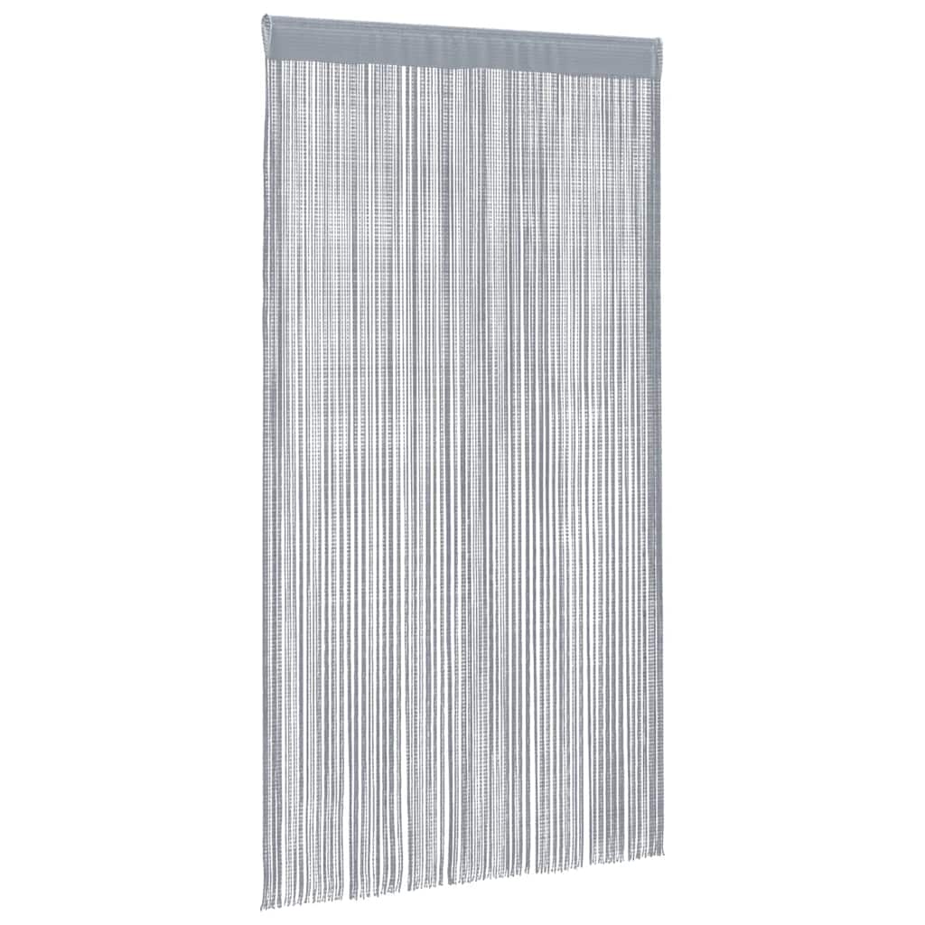 Koordgordijnen 2 st 140x250 cm lichtgrijs