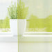 Gordijnen voile met doorvoertules 2 st 140x225 cm appelgroen