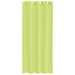 Gordijnen voile met doorvoertules 2 st 140x225 cm appelgroen