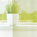 Gordijnen voile met doorvoertules 2 st 140x245 cm appelgroen
