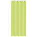 Gordijnen voile met doorvoertules 2 st 140x245 cm appelgroen