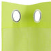 Gordijnen Voile met doorvoertules 2 st 140x260 cm appelgroen