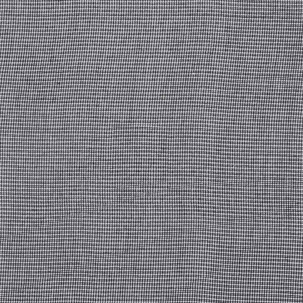 Gordijnen Voile met doorvoertules 2 st 140x175 cm zwart