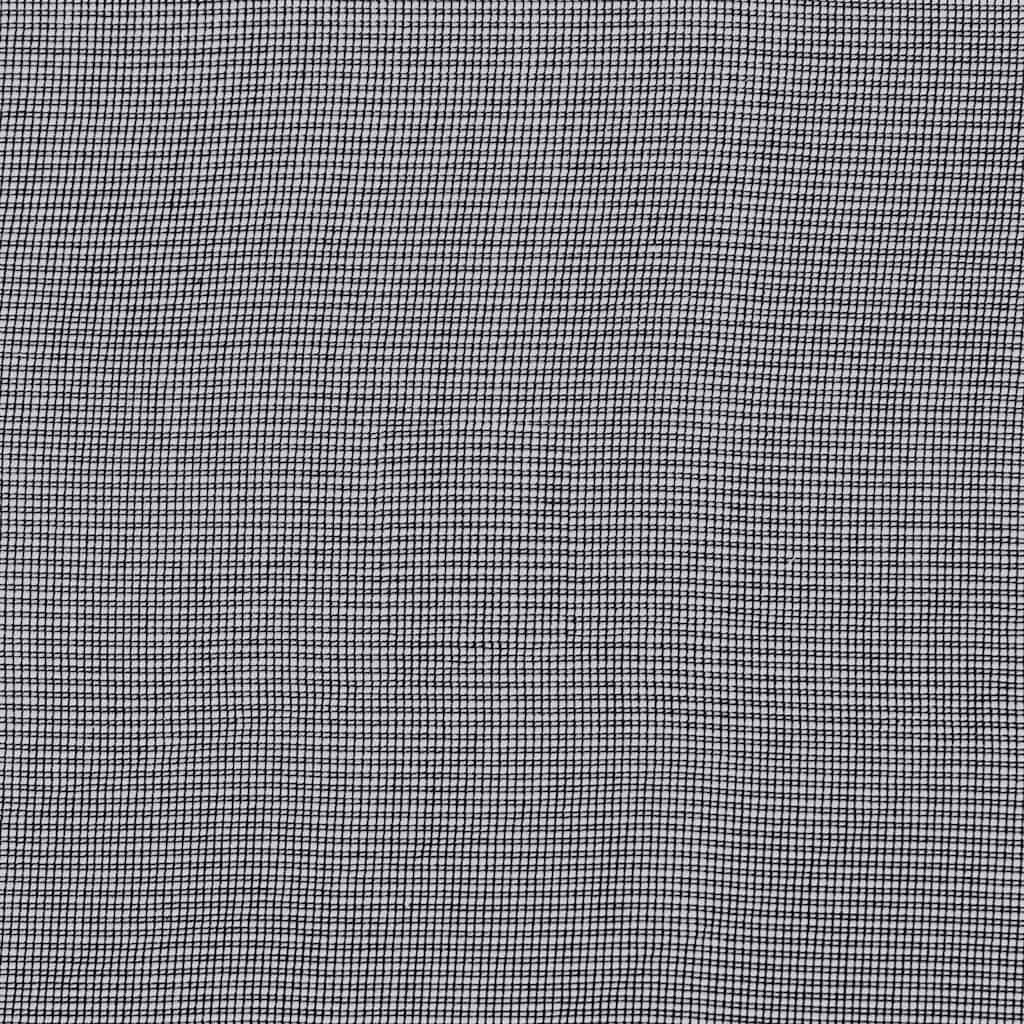 Gordijnen voile met doorvoertules 2 st 140x245 cm zwart