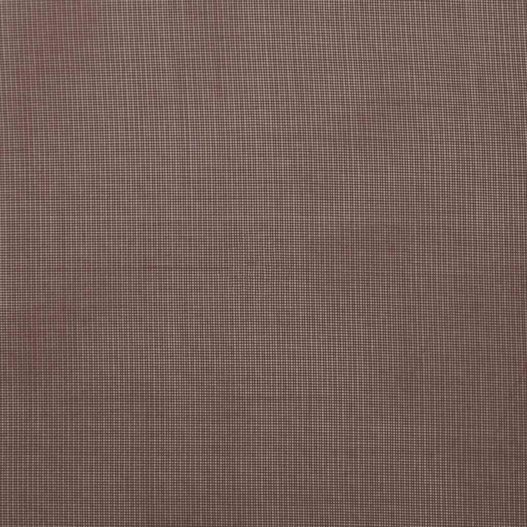 Gordijnen Voile met doorvoertules 2 st 140x245 cm bruin