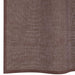 Gordijnen voile met doorvoertules 2 st 140x260 cm bruin