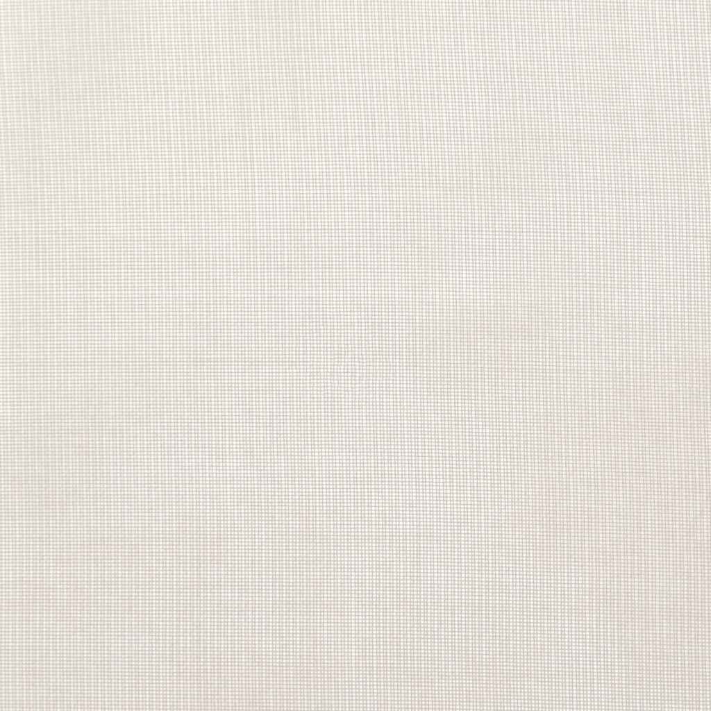 Gordijnen voile met doorvoertules 2 st 140x175 cm crèmekleurig