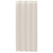 Gordijnen voile met doorvoertules 2 st 140x225 cm crèmekleurig
