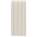 Gordijnen voile met doorvoertules 2 st 140x245 cm crèmekleurig