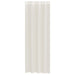 Gordijnen Voile met doorvoertules 2 st 140x300 cm crème