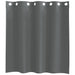 Gordijnen voile met doorvoertules 2 st 140x140 cm donkergrijs