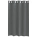 Gordijnen voile met doorvoertules 2 st 140x175 cm donkergrijs