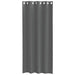 Gordijnen voile met doorvoertules 2 st 140x245 cm donkergrijs