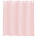 Gordijnen voile met doorvoertules 2 st 140x140 cm lichtroze