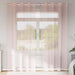 Gordijnen voile met doorvoertules 2 st 140x225 cm lichtroze