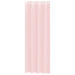 Gordijnen voile met doorvoertules 2 st 140x260 cm lichtroze