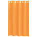Gordijnen Voile met doorvoertules 2 st 140x175 cm oranje