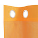 Gordijnen Voile met doorvoertules 2 st 140x175 cm oranje