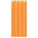 Gordijnen voile met doorvoertules 2 st 140x245 cm oranje