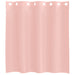 Gordijnen voile met doorvoertules 2 st 140x140 cm roze