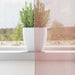Gordijnen voile met doorvoertules 2 st 140x175 cm roze