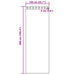 Gordijnen Voile met doorvoertules 2 st 140x260 cm roze