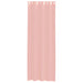 Gordijnen voile met doorvoertules 2 st 140x300 cm roze
