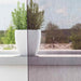 Gordijnen Voile met doorvoertules 2 st 140x175 cm paars