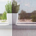 Gordijnen voile met doorvoertules 2 st 140x225 cm paars