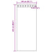 Gordijnen voile met doorvoertules 2 st 140x225 cm paars