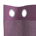 Gordijnen voile met doorvoertules 2 st 140x245 cm paars