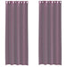 Gordijnen voile met doorvoertules 2 st 140x300 cm paars